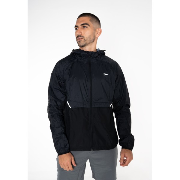 JACKET  RUNNING MEN NEGRO
