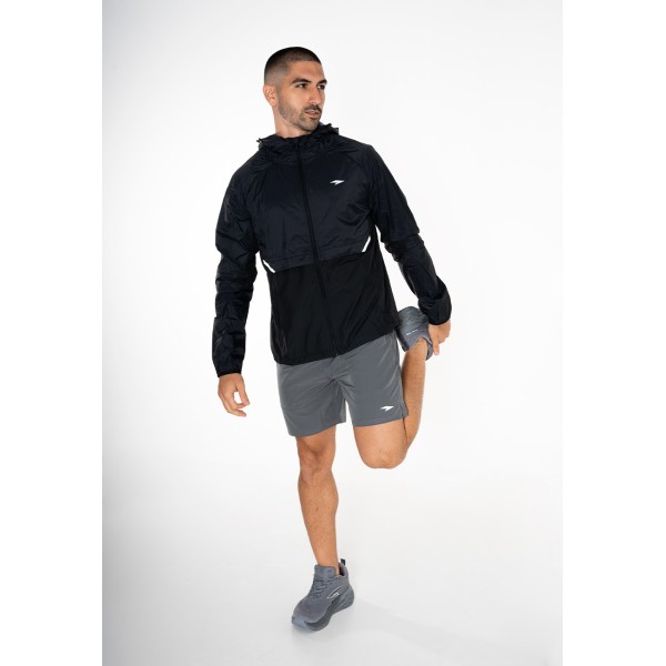 JACKET  RUNNING MEN NEGRO