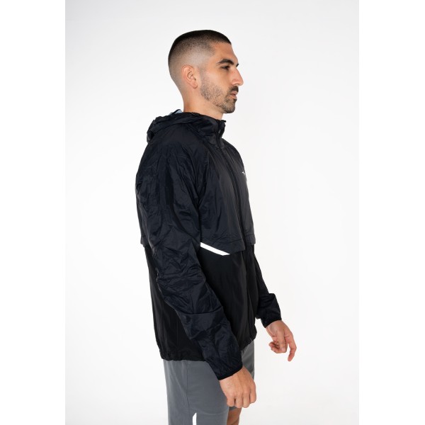 JACKET  RUNNING MEN NEGRO