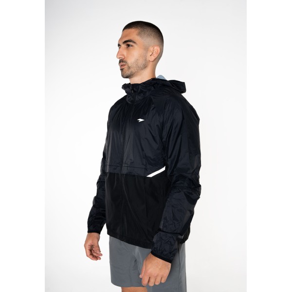 JACKET  RUNNING MEN NEGRO